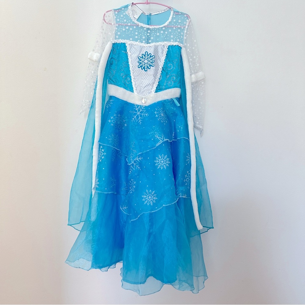 Elsa inspired girls costume